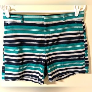NWOT Banana Republic High Waist Striped Shorts